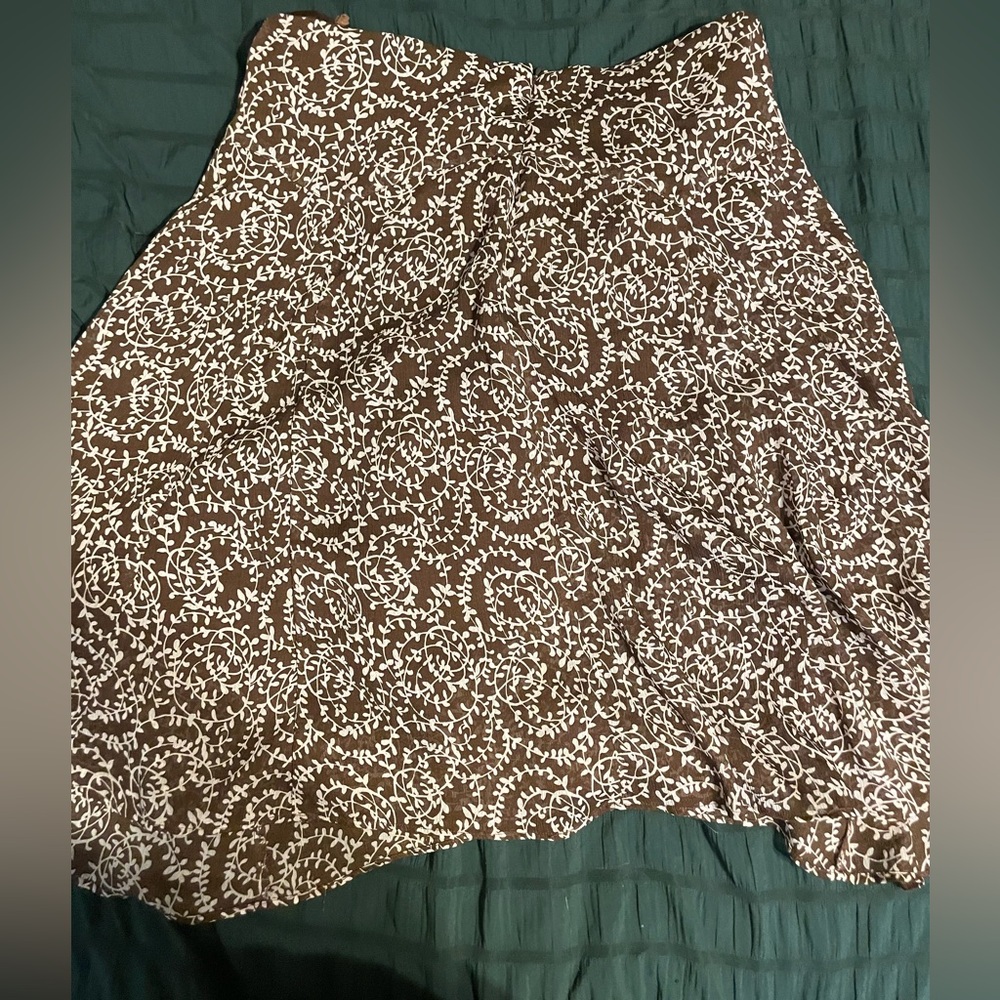 George Floral Flowy Midi Skirt